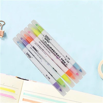 Ручка-хайлайтер з подвійною головкою